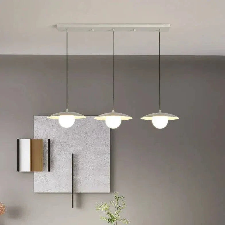 Lustre Moderne Haut De Gamme En Métal Blanc - Clowas.fr