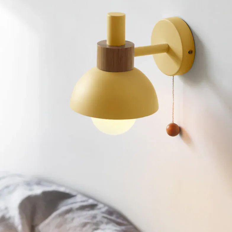 bedroom wall lights with pull switch