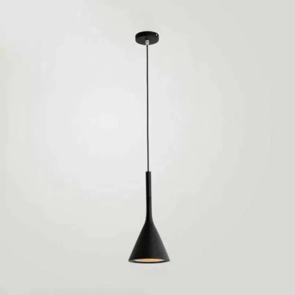 Lustre Industriel Moderne Noir Simple - Clowas.fr