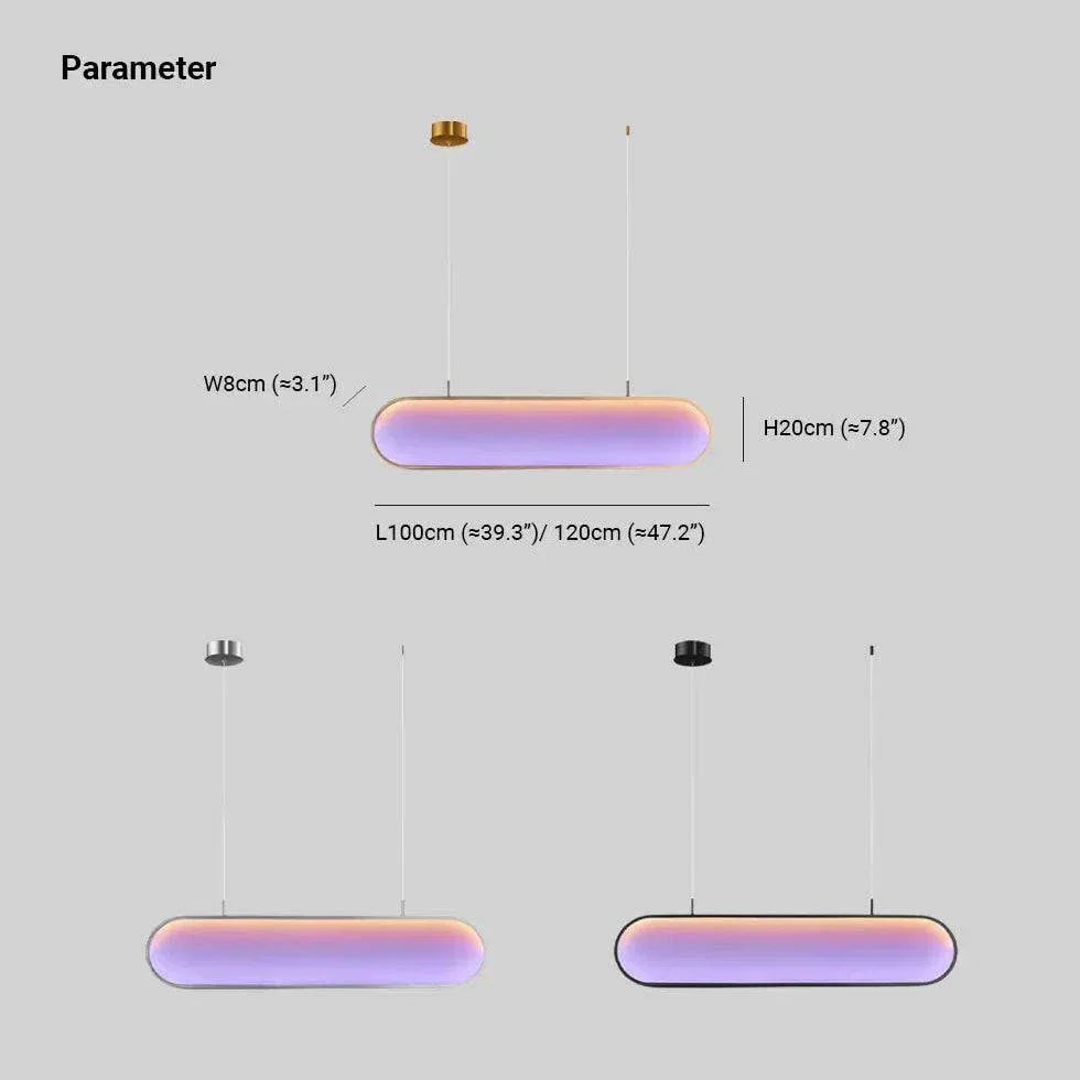 Lustre Led Rond Simple Pour Comptoir De Bar - Clowas.fr