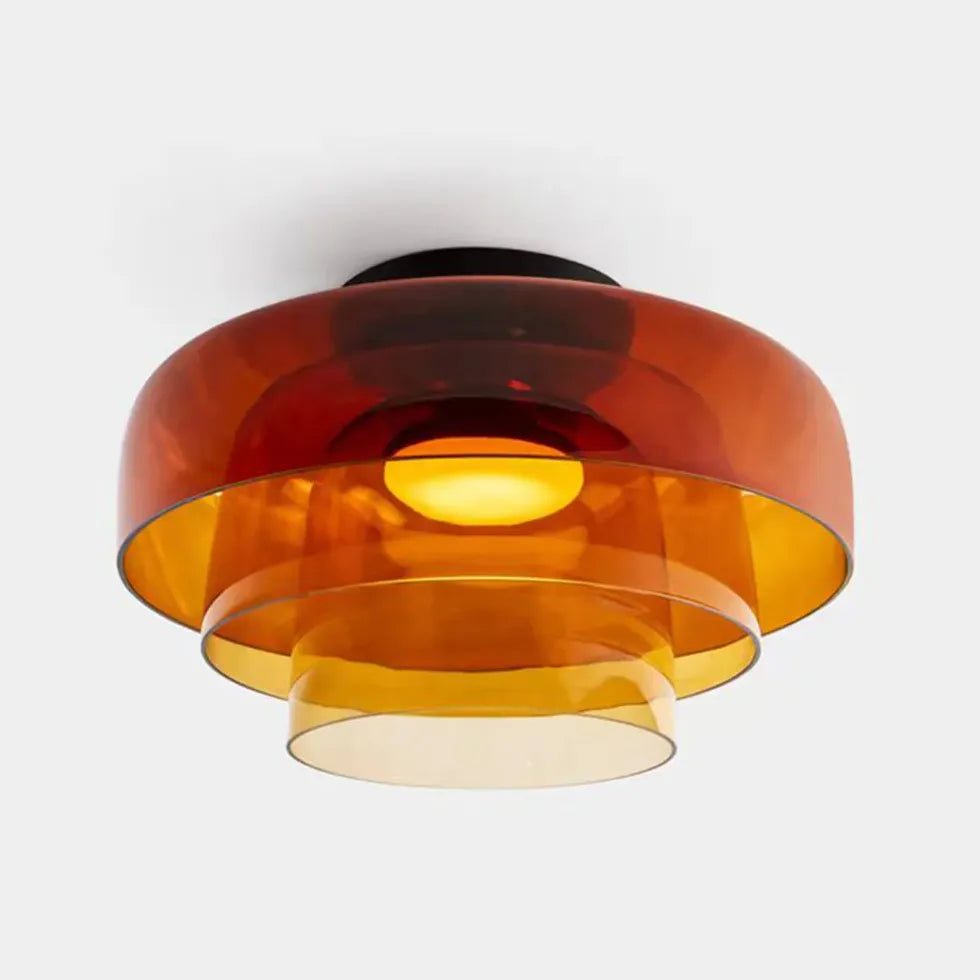 Multiple Coat Modern Glass Flush Ceiling Lights