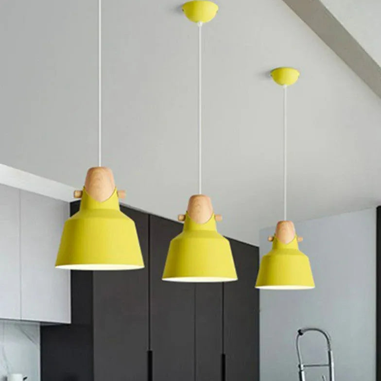 Jar jaune cuisine Pendre moderne Light