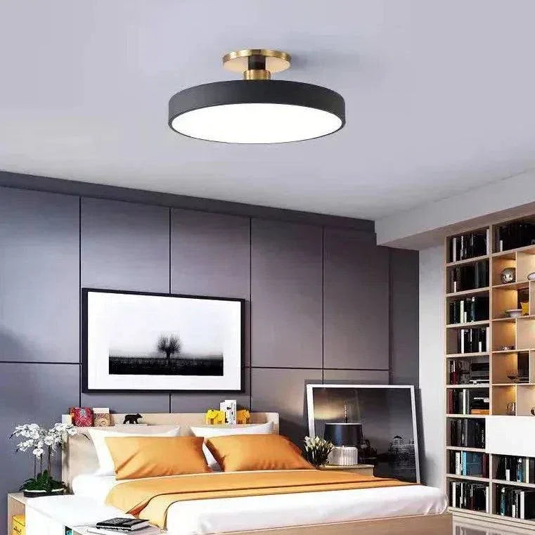 Disque Moderne De Plafond De Chambre À Coucher Minimaliste - Clowas.fr