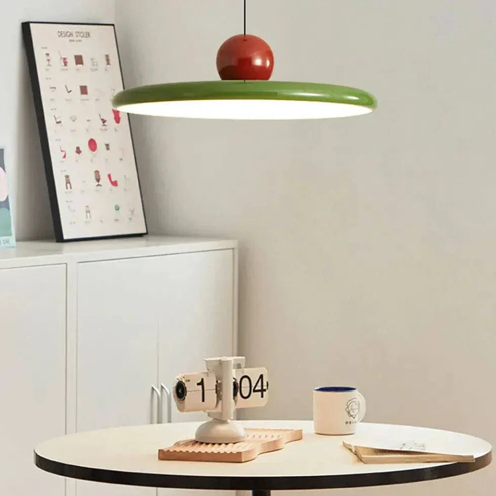 Plafonnier Rétro Led Avec Abat-Jour Rond - Clowas.fr