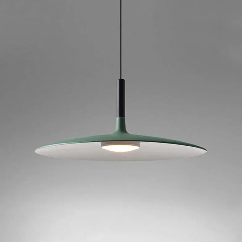 Plate Industrial Dining Room Pendant Light