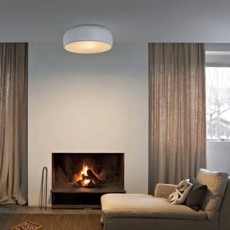 Smooth Round Led Modern Flush Ceiling Lights