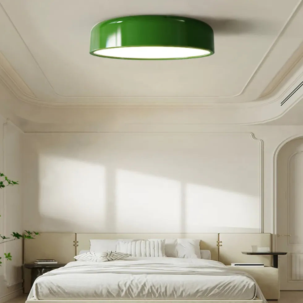 Smooth Round Led Modern Flush Ceiling Lights