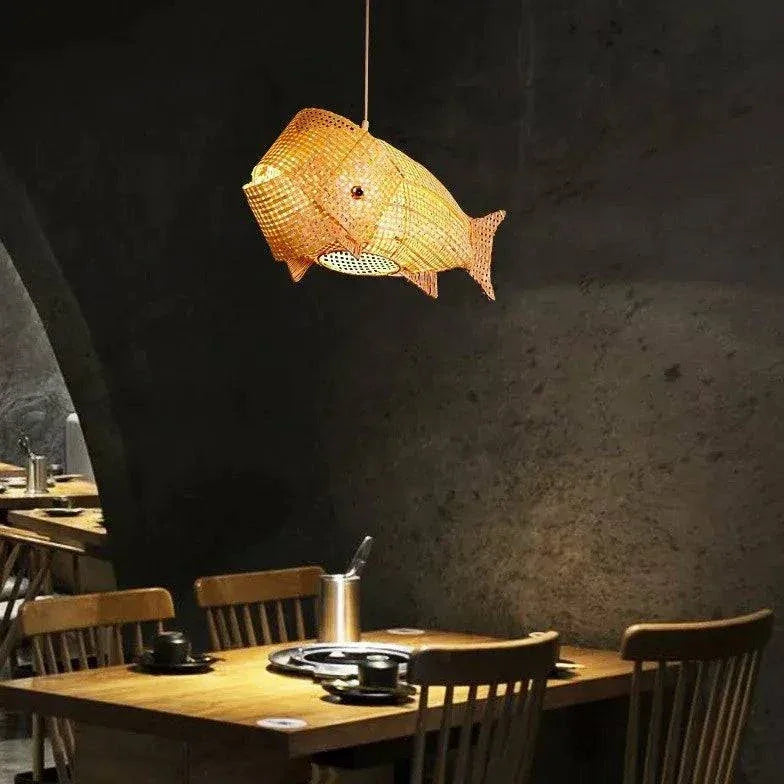 Suspension En Rotin Tressé Pour Salle À Manger - Clowas.fr