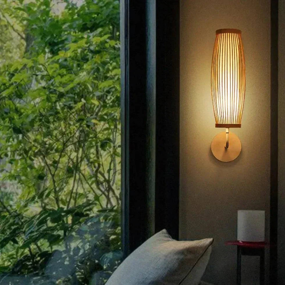 Applique De Chevet Naturelle En Bambou - Clowas.fr