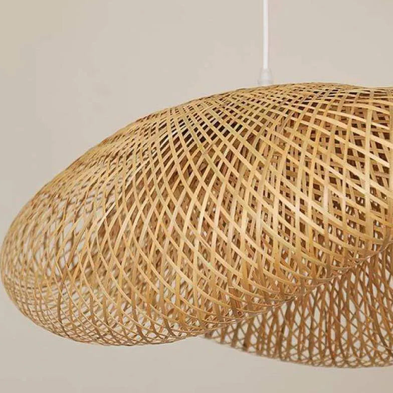 Hyperbolic Mesh Kitchen Rattan Pendant Light