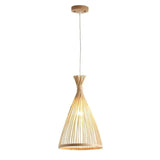 Lampe Zen En Bambou Et Rotin Lustre Restaurant Japonais - Clowas.fr