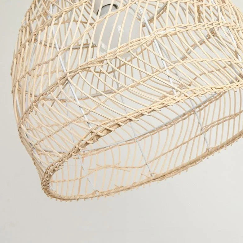 Bamboo Weaving Dining Rattan Pendant Light