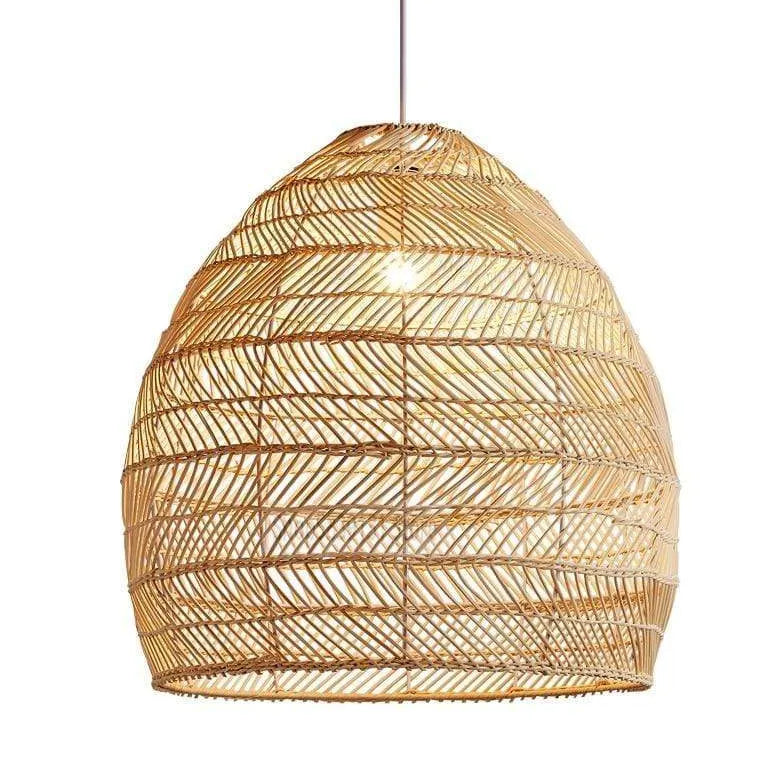 Bamboo Weaving Dining Rattan Pendant Light