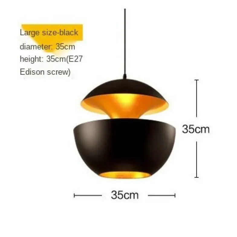 Suspension LED en forme de pomme pour cuisine