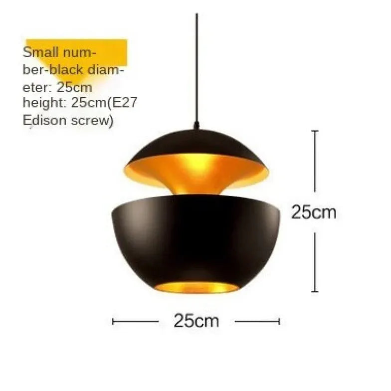 Suspension LED en forme de pomme pour cuisine