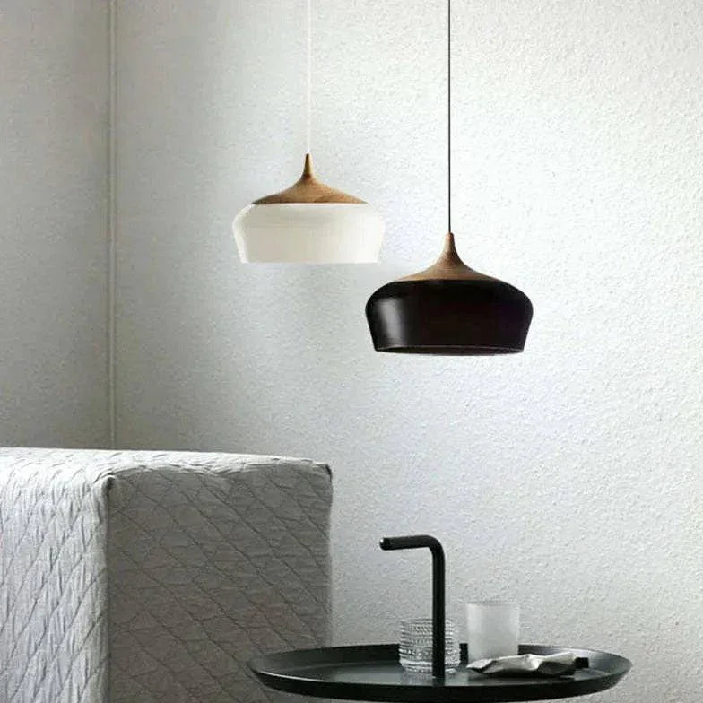 Suspension Bois Et Métal Noir Nordique Moderne - Clowas.fr