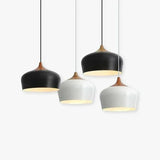 Suspension Bois Et Métal Noir Nordique Moderne - Clowas.fr