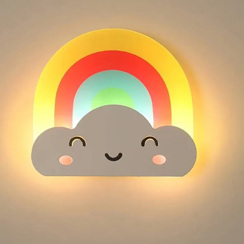 Lumière murale arc-en-ciel pour la chambre