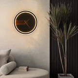 light up wall clock led lighting