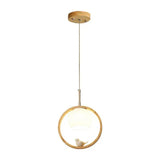 Suspension Luminaire Scandinave Petite Lampe En Bois - Clowas.fr