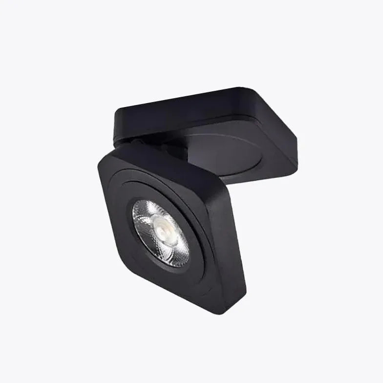 Plafonnier a led carré ajustable rotatif ultra-fin