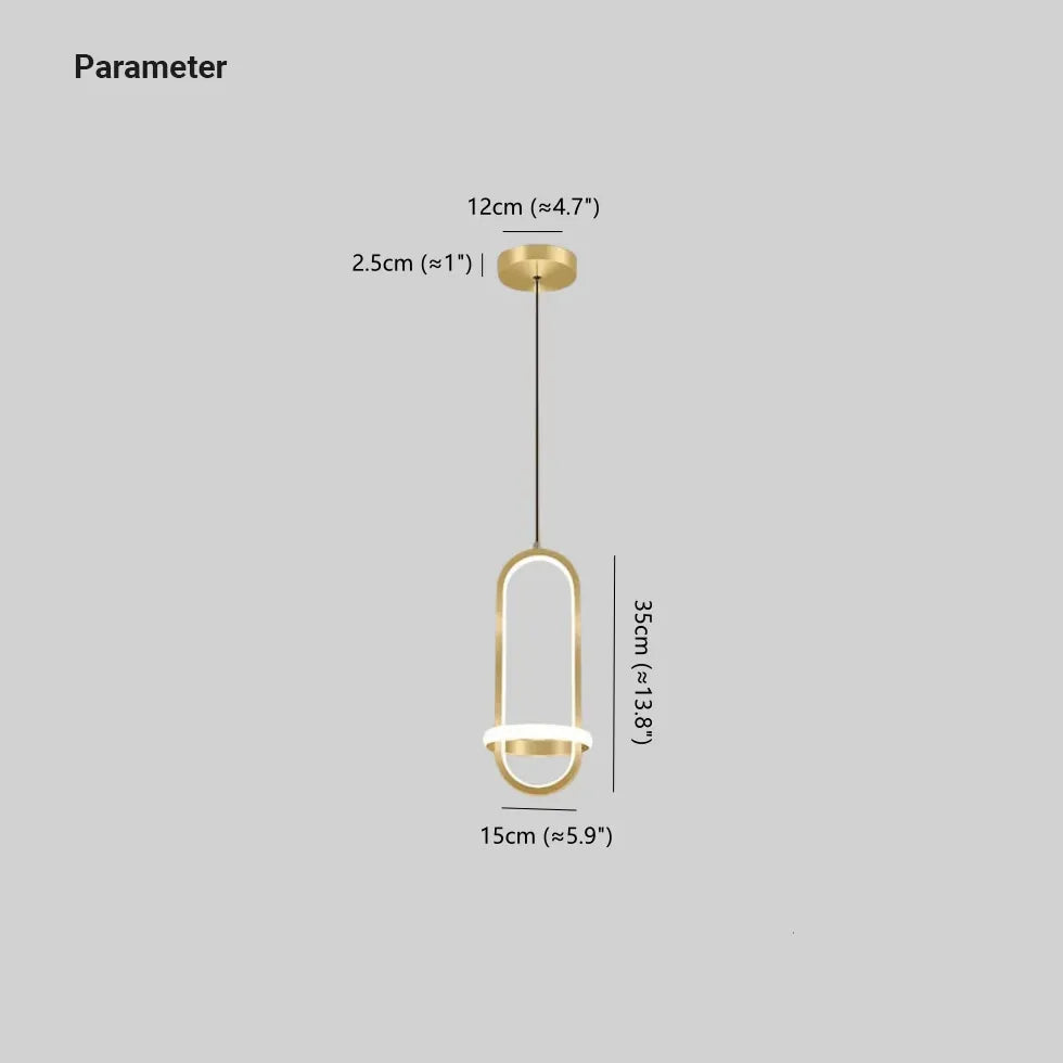 Suspension réglable en hauteur cristal minimaliste