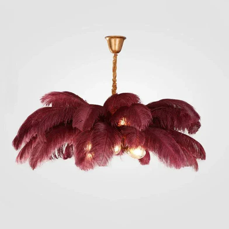 Suspension Plumes Nordique Créative Pour Chambre - Clowas.fr