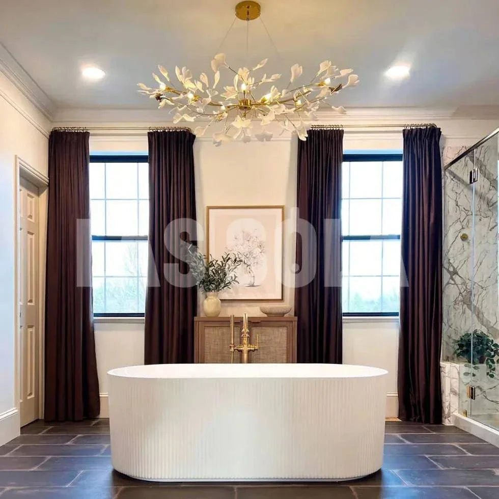 Suspension Led Moderne En Forme De Ginkgo - Clowas.fr