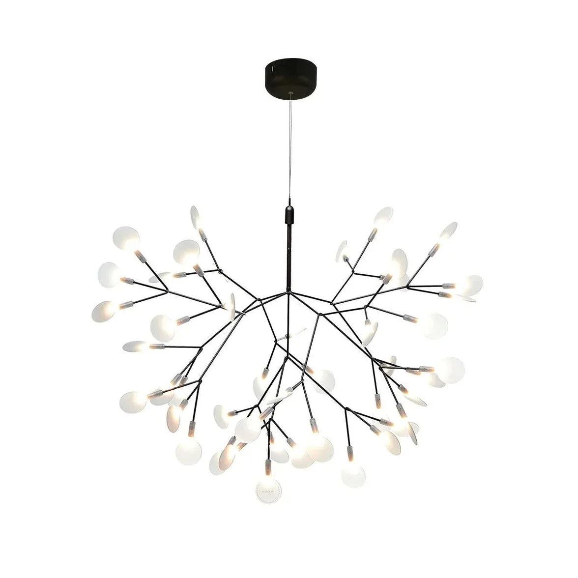 Rose Gold Branches LED Modern Chandelier