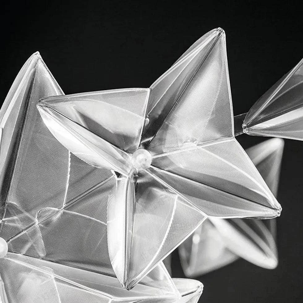 Lustre Créatif Italien Moderne En Argent - Clowas.fr