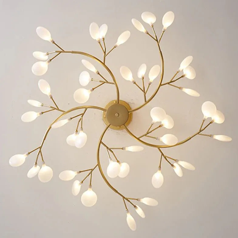 Shell Branches for Living Room Chandelier