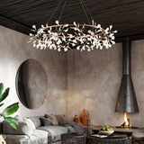 Branch Iron Ring for Living Room Chandelier