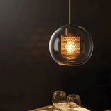 Suspension Luminaire Boule Verre Nordique Créatif - Clowas.fr
