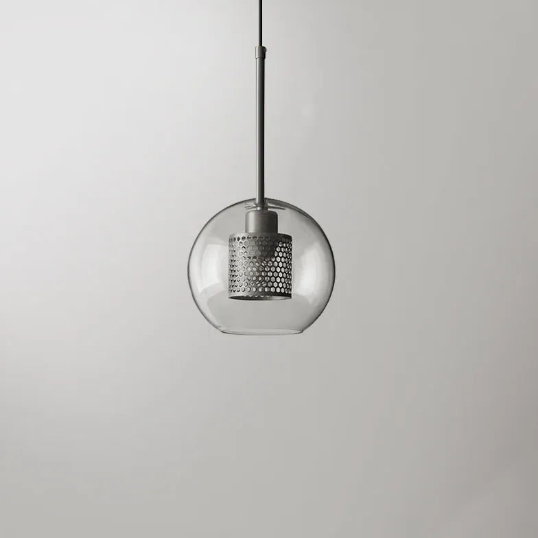 Suspension luminaire boule verre nordique créatif