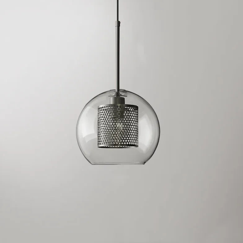 Suspension luminaire boule verre nordique créatif