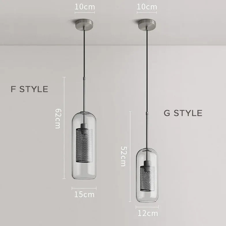 Suspension luminaire boule verre nordique créatif