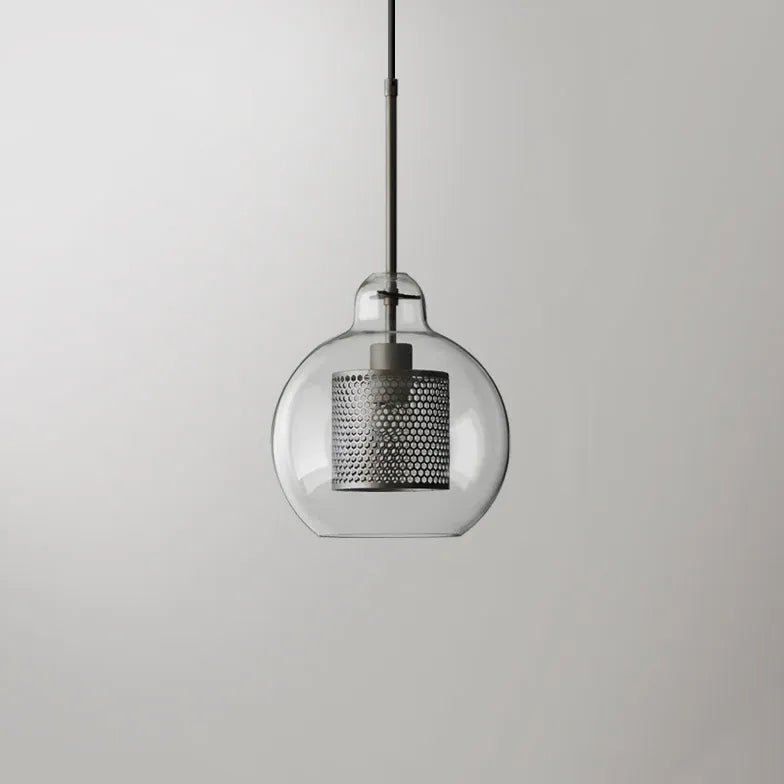 Suspension luminaire boule verre nordique créatif