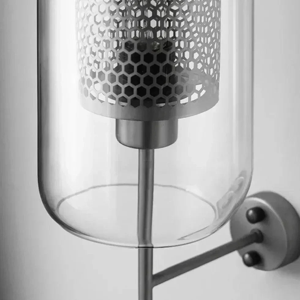 Applique Murale En Verre Alvéolaire Industrielle - Clowas.fr