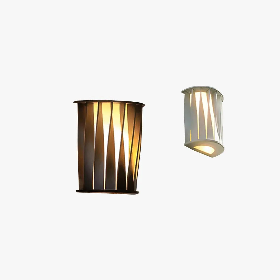 Cutout Aluminium Modern Outdoor Wall Lights