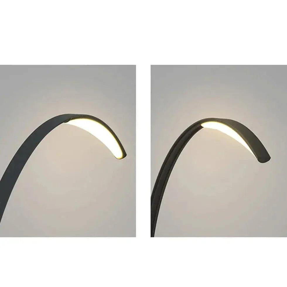 Lampadaire Extérieur Créatif À Arc Noir Simple - Clowas.fr