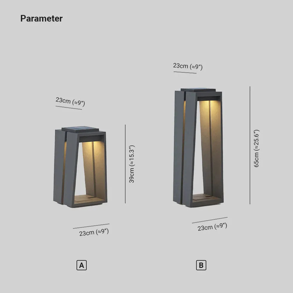 Lampadaire exterieur etanche solaire jardin décoratif