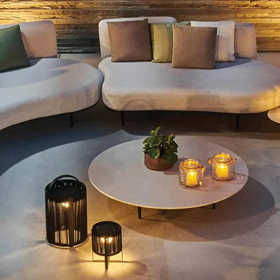 Lampadaire En Metal Noir Jardin Moderne - Clowas.fr