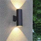 Applique Extérieure Supérieure Et Inférieure Noire - Clowas.fr