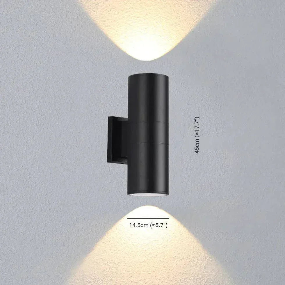 Applique Extérieure Supérieure Et Inférieure Noire - Clowas.fr