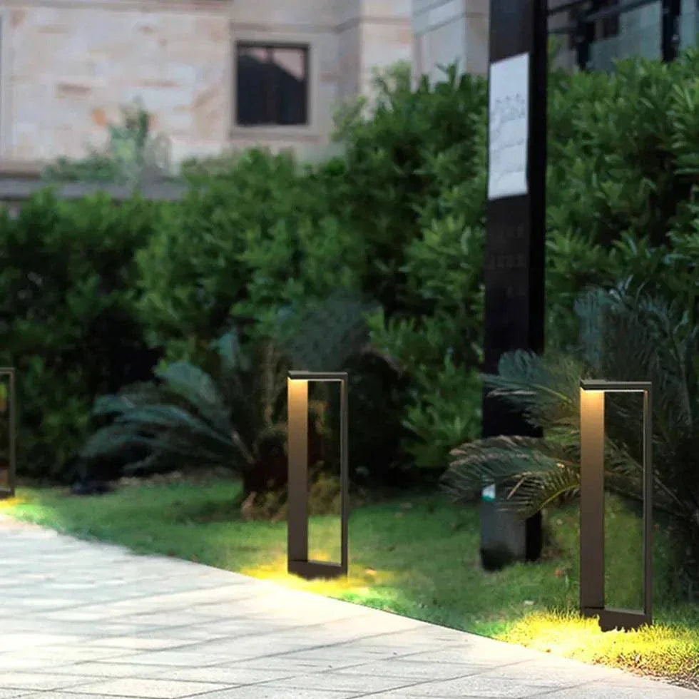 Poteau D'Éclairage De Jardin À Led Simple - Clowas.fr