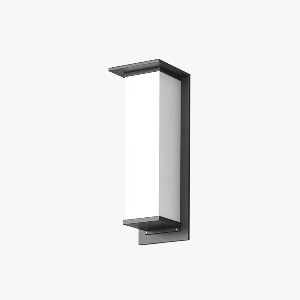 Lampe solaire murale extérieur jardin métal