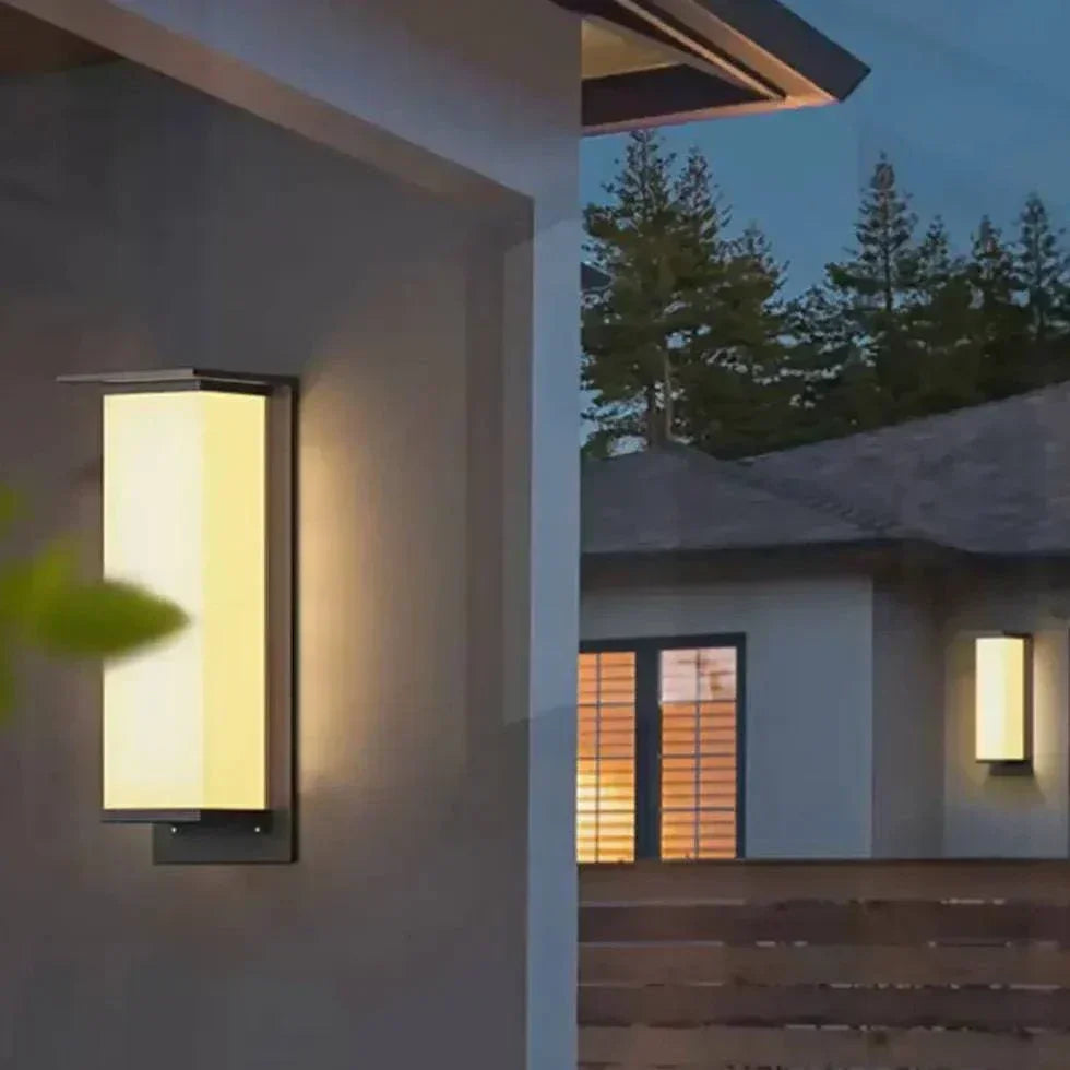 Lampe Solaire Murale Extérieur Jardin Métal - Clowas.fr