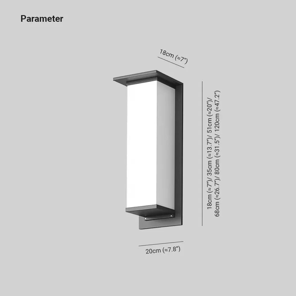 Lampe solaire murale extérieur jardin métal