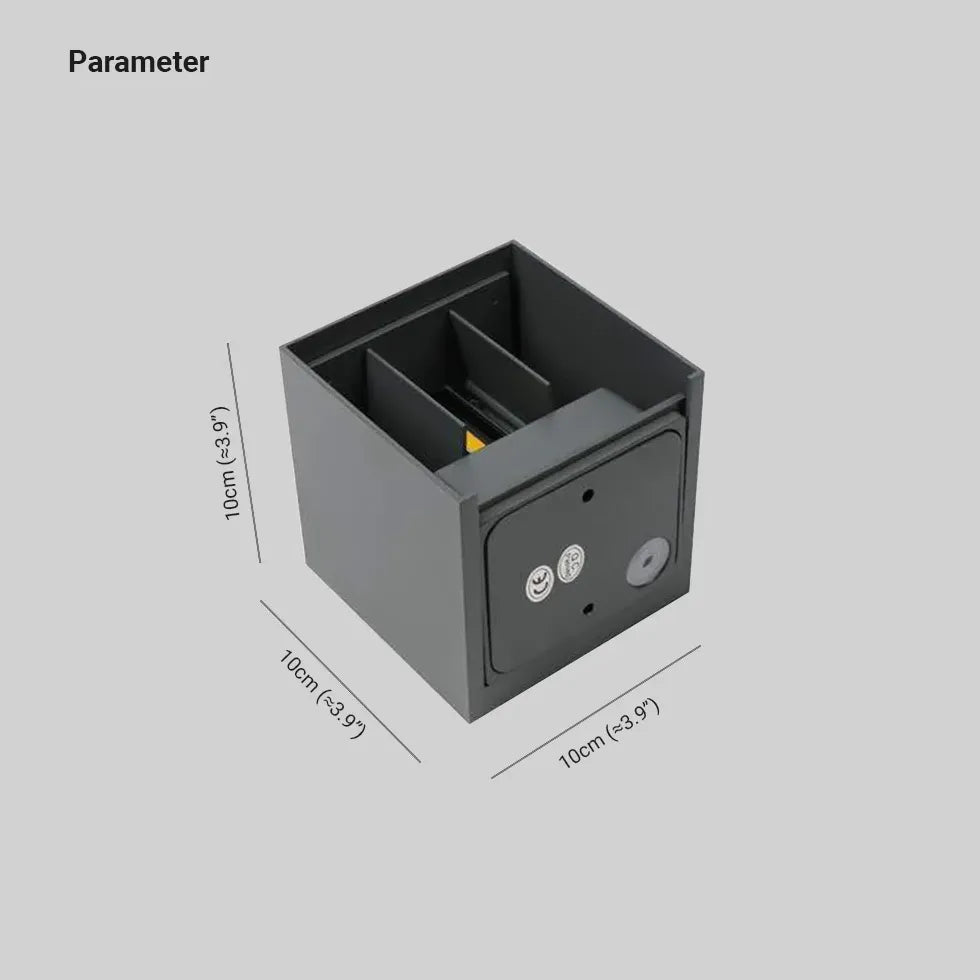 Lumières carrés d'intérieur de haut en bas