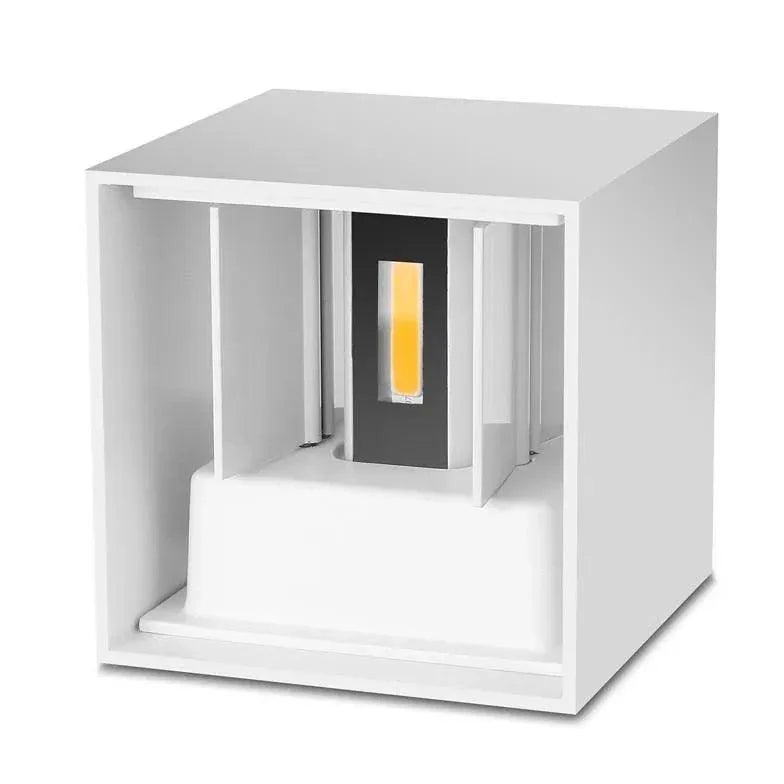Appliques Murales Exterieures Lampe Led Double Carrée